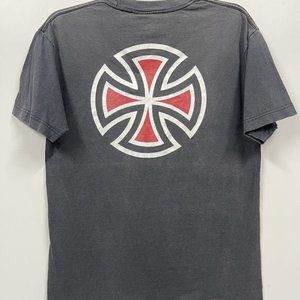 Vintage Independent Skateboard Big Logo Faded Tee